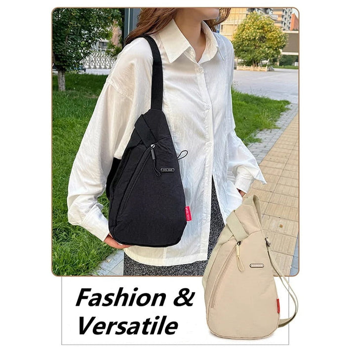 Oxford Shoulder Bag with Adjustable Strap 🌸