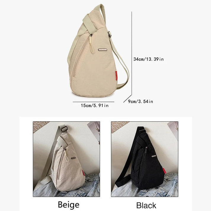 Oxford Shoulder Bag with Adjustable Strap 🌸